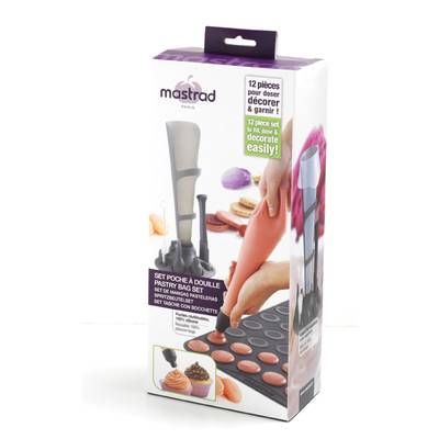 Mastrad Set poche à douille - Noir