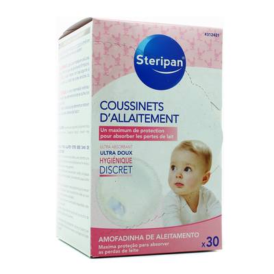 Steripan Coussinets Protecteurs Allaitement Maternel, 30 pièces