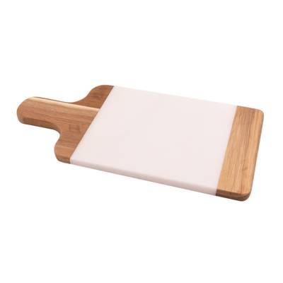 Point virgule Planche à partager en marbre et bois d'acacia, 38 x 18 cm