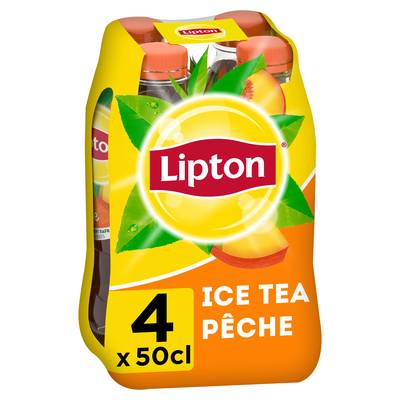 Lipton Ice tea pêche, 4x50cl