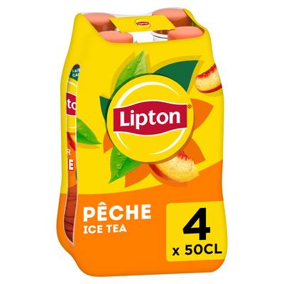Lipton Ice tea pêche, 4x50cl