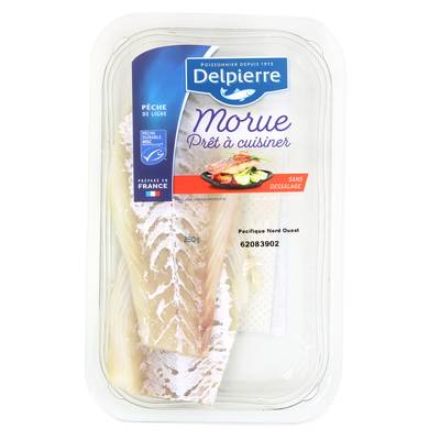 Delpierre Morue sans dessalage MSC, 250g