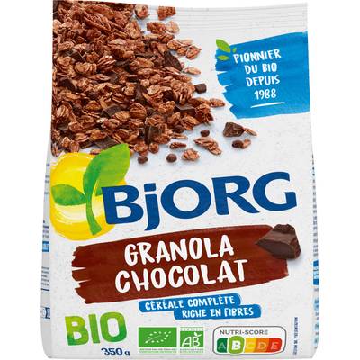 Bjorg Céréales Granola Chocolat Bio, 350g