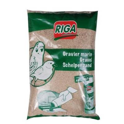 Riga Gravier marin anisé pour fond de cage à oiseaux, 5kg