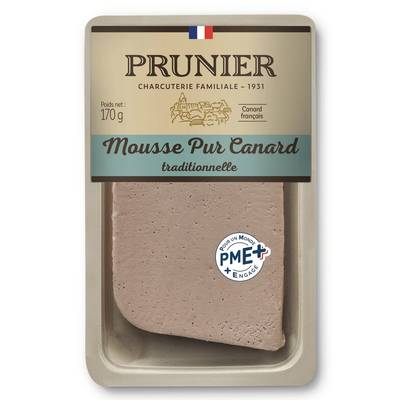Prunier Mousse Pur Canard Traditionnelle, 170g