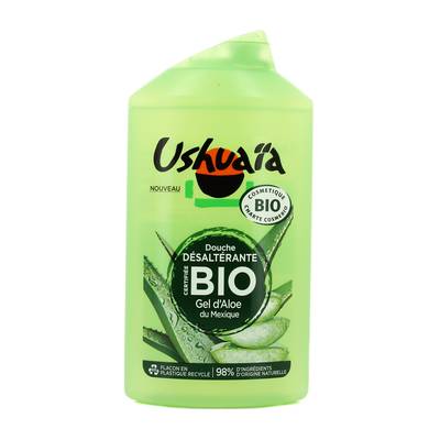 Ushuaïa Gel Douche désaltérante Bio d'Aloe du Mexique, 250ml