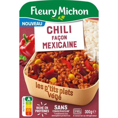 Fleury Michon Le Chili Végé Façon Mexicaine, 300g
