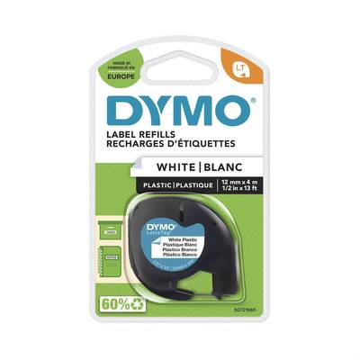 Dymo Recharge d'étiquettes lastique, 12 mm