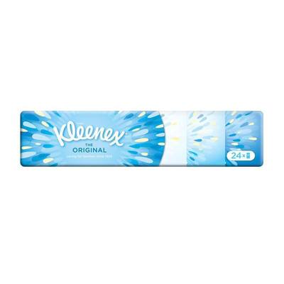 Kleenex Mouchoirs étuis classiques mini blancs, 24 étuis