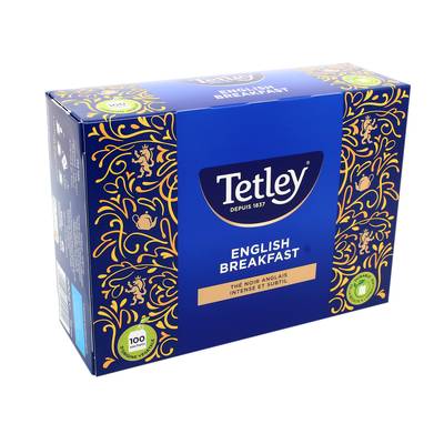 Tetley Thé anglais, 100 sachets