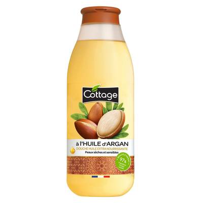 Cottage Douche Huile Extra-Nourrissante Huile d'Argan, 560ml