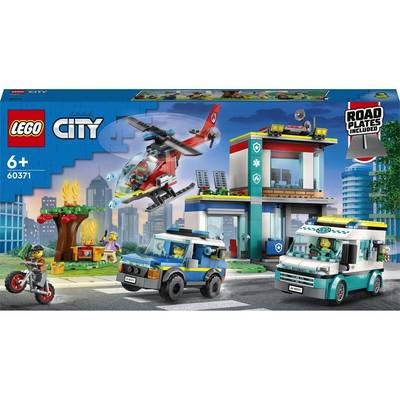 LEGO® City 6037 - Le QG des véhicules d'urgence