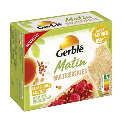 Gerblé Tartine Multi-Céréales Sans Sucres Ajoutés, 125g