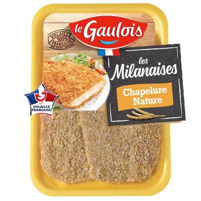 Loué Escalopes de Dinde Milanaise, 2x120g