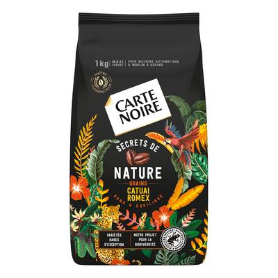 Carte Noire Café en grains Secrets de Nature Catuai & Romex, 1Kg