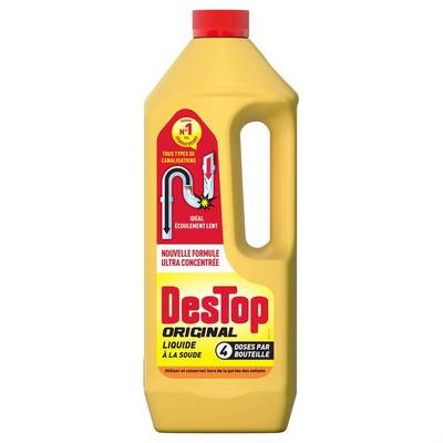 Destop Gel deboucheur 4 doses Original, 950ml