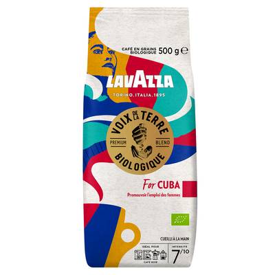 Lavazza Café en grains Voix de la Terre Bio Cuba, 500g