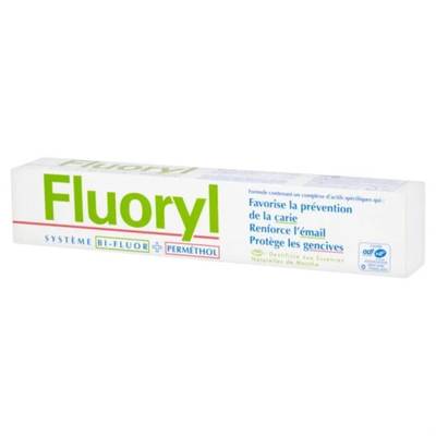 Fluoryl Dentifrice en tube Bi-fluor + Perméthol appaisement des gencives, 75ml