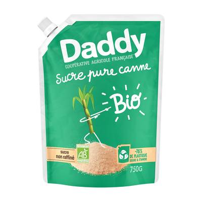 Daddy Sucre bio pure canne, 750g