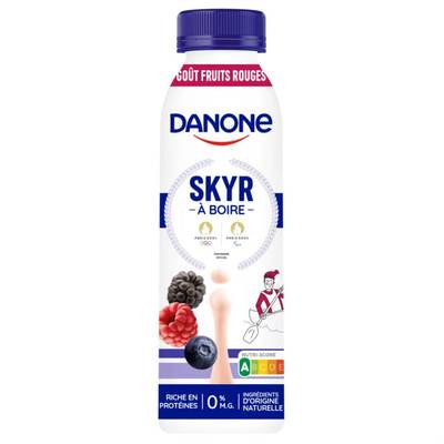 Danone Skyr à boire 0% Fruits Rouges, 270g