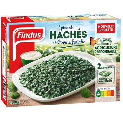 Findus Epinards Hachés à la Crème, 500g