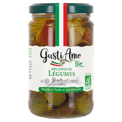 Gusti Amo Mélange de Légumes Grillés Bio, 280g