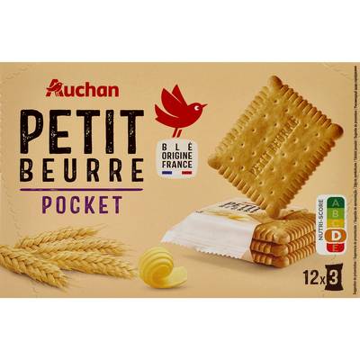 Auchan Biscuits petit beurre, 300g