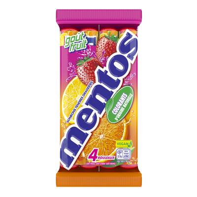 Mentos Gout Fruits, 4x38 mentos