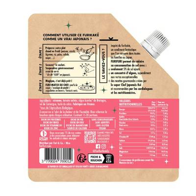 3770024769012 - Furifuri - Furikaké Tomate - Alternative au Sel - Condiment Graines de Sésame et Algues