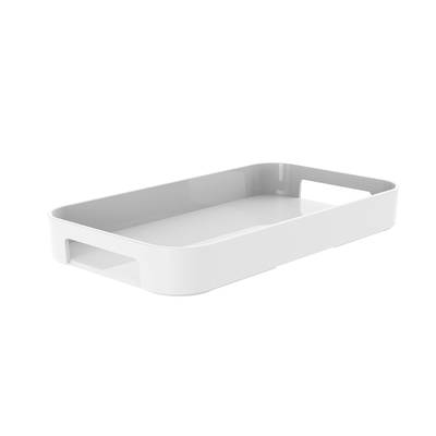 Zak Designs Plateau rectangulaire Moyen blanc, 43 x 29 cm