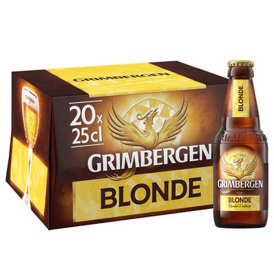 Grimbergen Bière blonde d'Abbaye 6.7°, 20x25cl