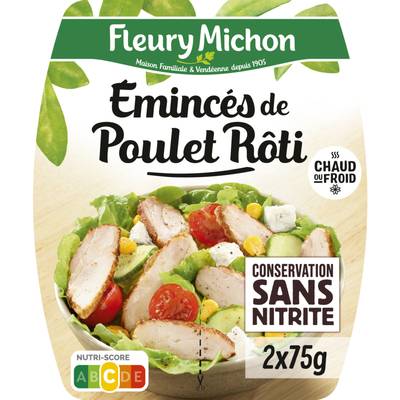 Fleury Michon Emincés de Poulet Rôti, 2x75g