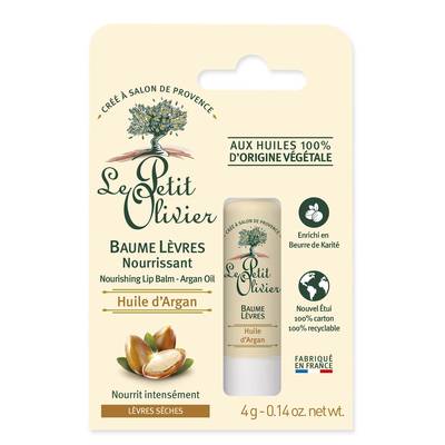 Le petit Olivier Baume Lèvres nourrissant Huile d'Argan, 1 baume