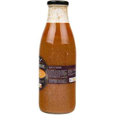 Auchan Terroir Soupe de poissons recette méditerranéenne, 970g