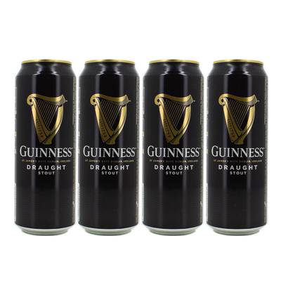 Guinness Bière Draught Stout 4.2°, 4x50cl