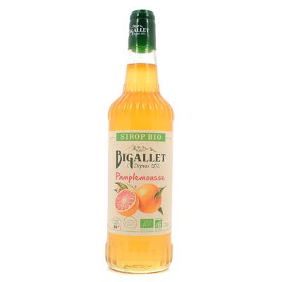Bigallet Sirop de Pamplemousse Bio, 70cl