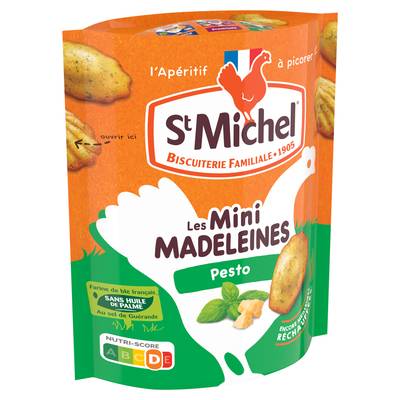 St Michel Mini madeleine pesto, 100g