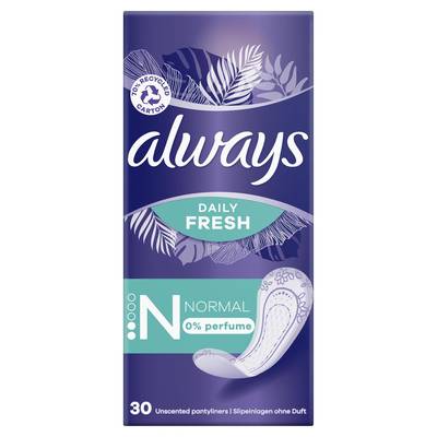Always Protège-slips normaux Taille M, 30 protège slips