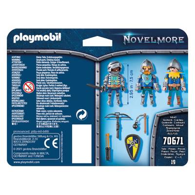 4008789706713 - PLAYMOBIL® Novelmore - 3 Chevaliers Novelmore