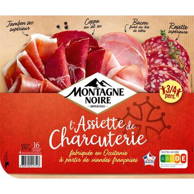 Montagne Noire L'Assiette de Charcuterie, 180g