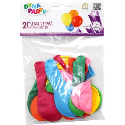 Dyna Party 20 Ballons assortis