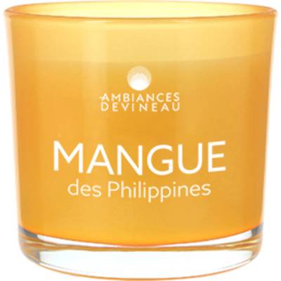 Ambiances Devineau Bougie parfumée verre Mangue des Philippines, 20 h