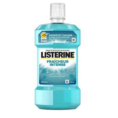 Listerine Bain de bouche fraicheur intense, 500ml