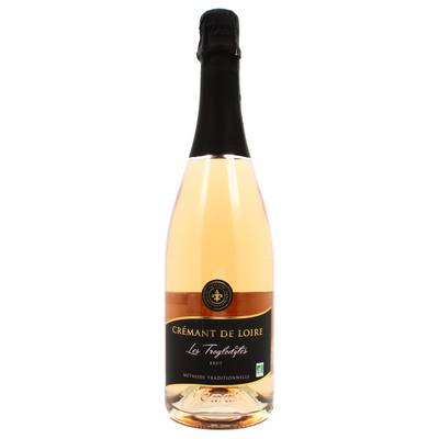 Crémant de Loire AOP Les Troglodytes Rosé BIO, 75cl