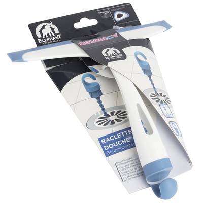 Elephant Raclette de douche avec goupillon SQUEEGY