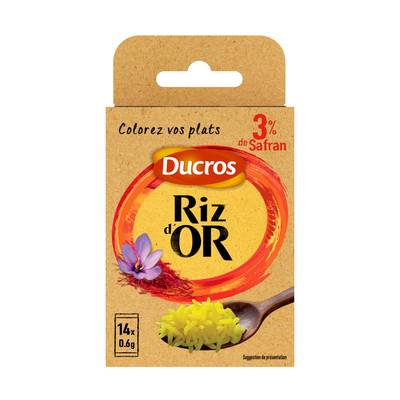 Ducros Riz d'Or 3% de safran, 8,4g