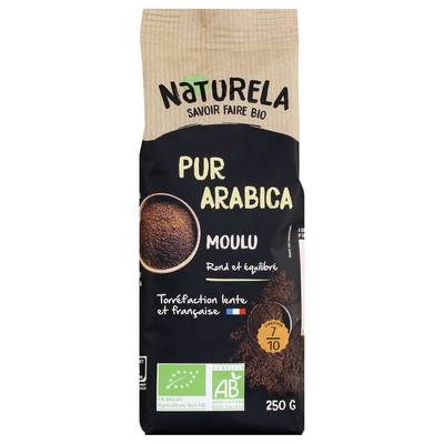 Naturela Café Moulu Pur Arabica Bio, 250g