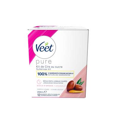 Veet Cire au sucre à l'huile d'Argan, 250g
