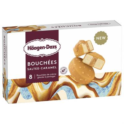 Häagen-Dazs Bouchées caramel beurre salé, 120g