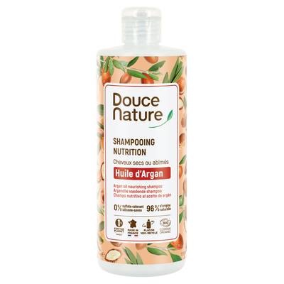 Douce Nature Shampoing Argan Cosmébio cheveux secs et abimés, 350ml